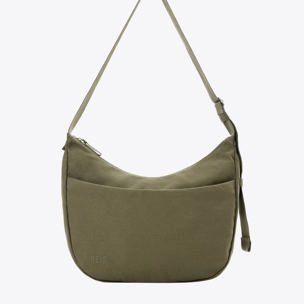 Béis The Carryall Crossbody in Olive [SOLD OUT]